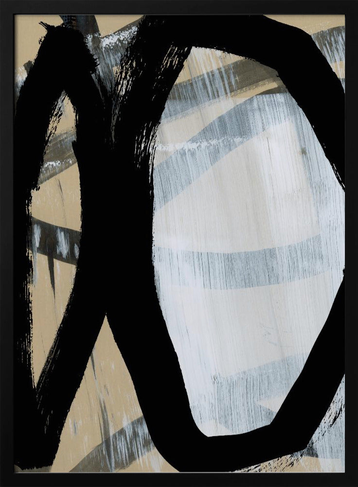 Bold Black On White No1 | Poster
