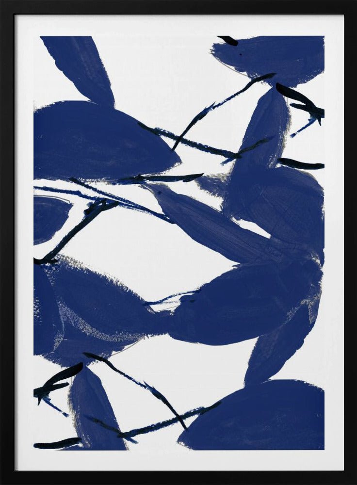 Blue Floral No2 | Poster