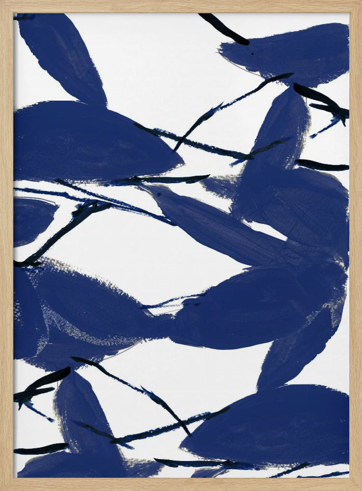 Blue Floral No2 | Poster
