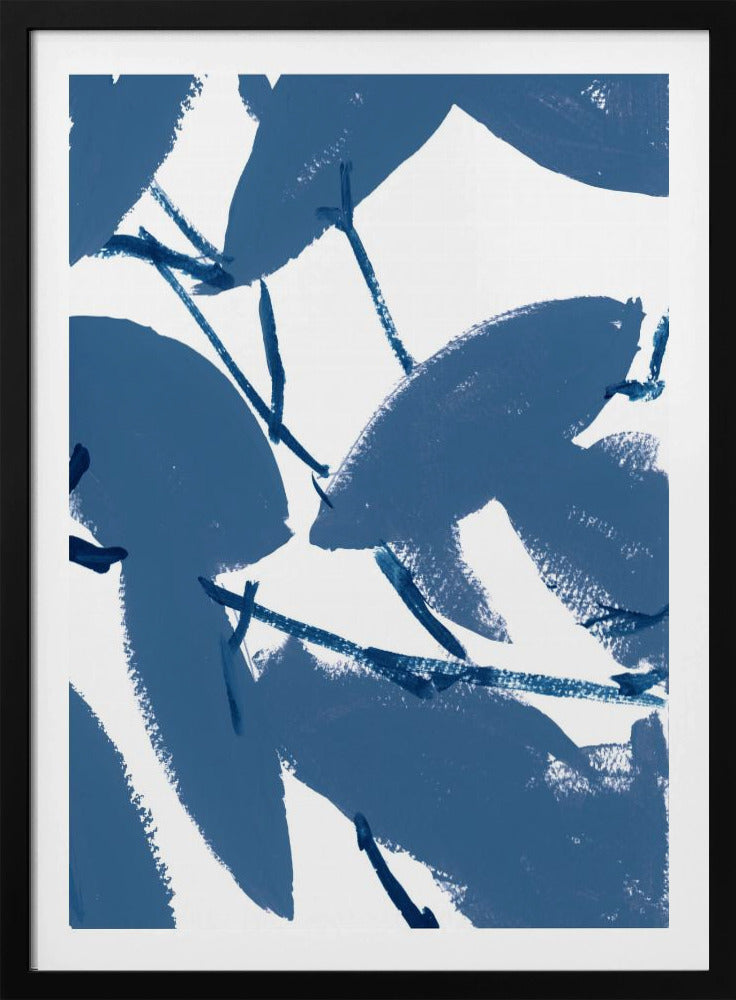 Blue Floral No1 | Poster