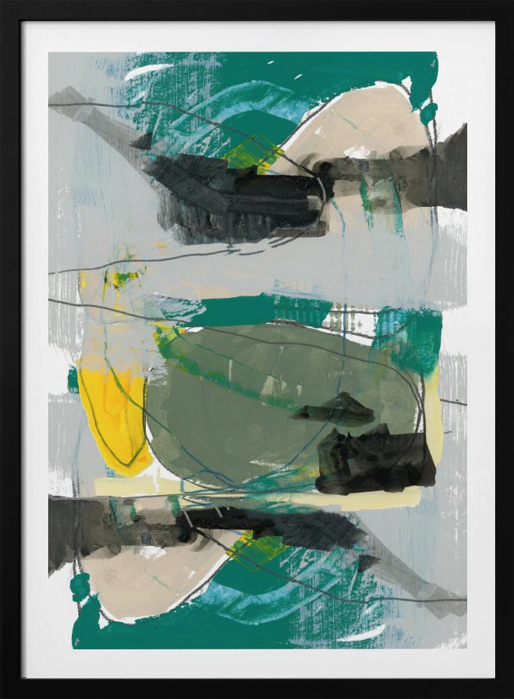 Hedendaags Groen Nr. 1 | Poster