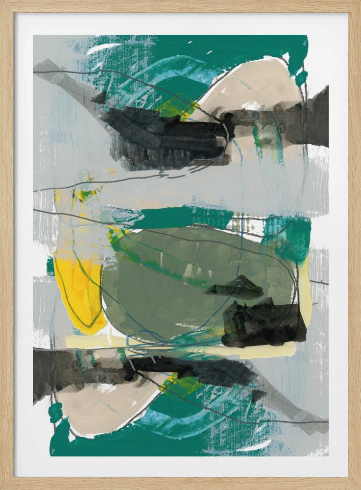 Hedendaags Groen Nr. 1 | Poster