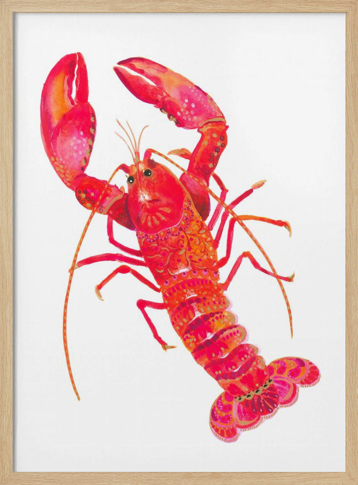 Kreeft met patroon | Poster