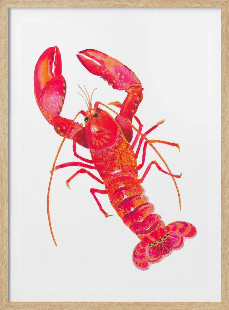 Kreeft met patroon | Poster