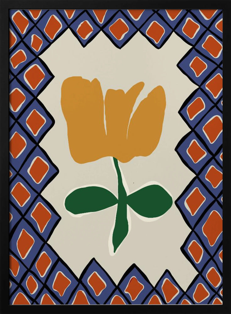 Petal plaid speeltijd II | Poster