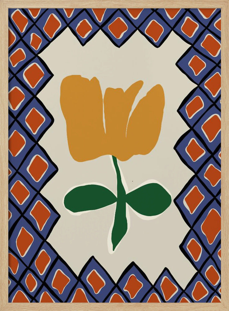 Petal plaid speeltijd II | Poster