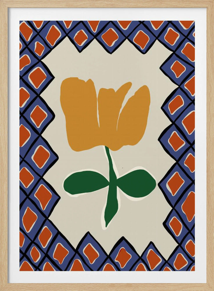 Petal plaid speeltijd II | Poster