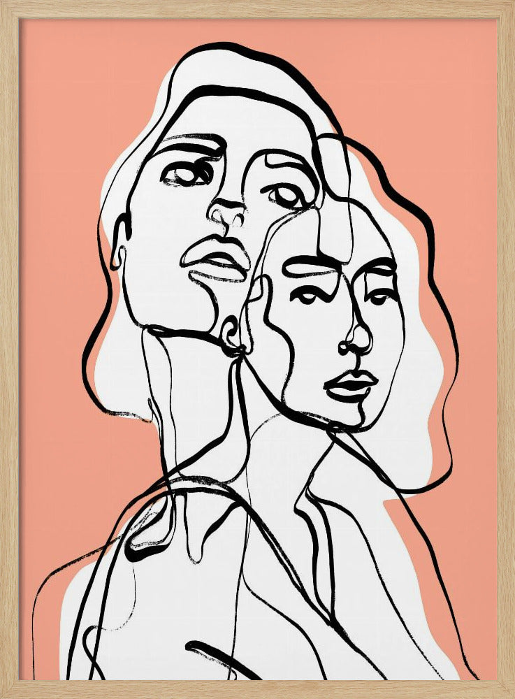 Verstrengelde Gezichten | Poster