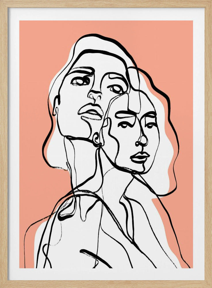 Verstrengelde Gezichten | Poster