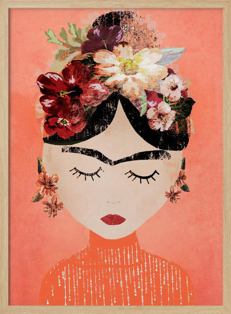 Frida (Perzik) | Poster