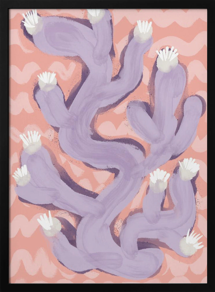 Paarse Cactusdans | Poster