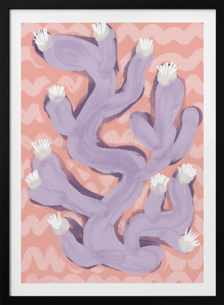 Paarse Cactusdans | Poster