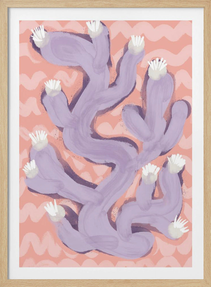Paarse Cactusdans | Poster