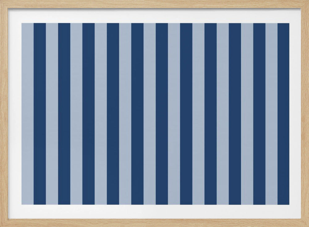 Blauwe Strepen | Poster