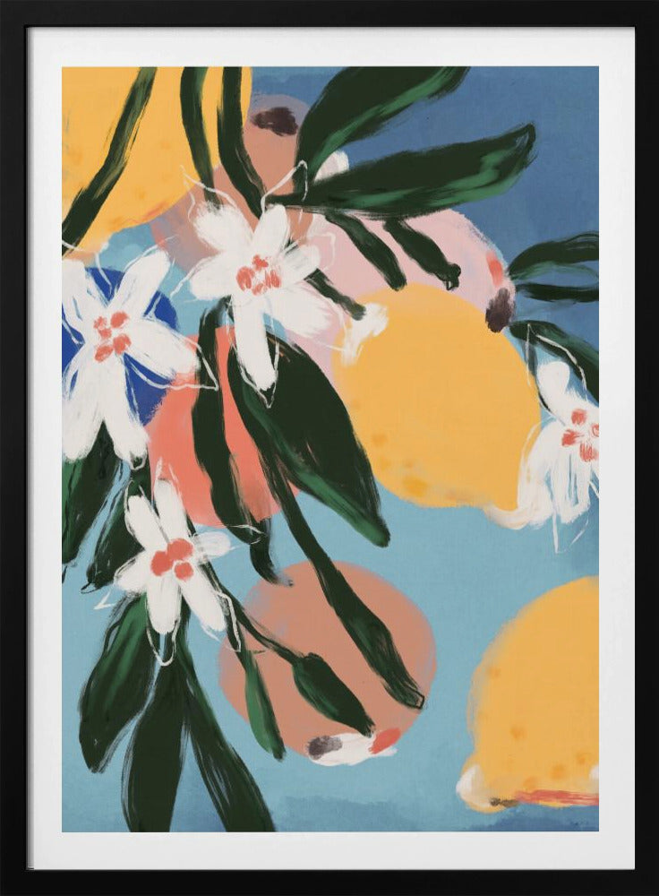 Citroenbloesembries | Poster