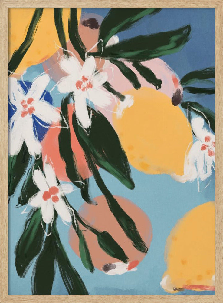 Citroenbloesembries | Poster