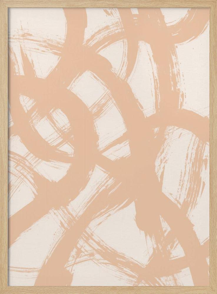 Abstract Brush Strokes 98B | Poster