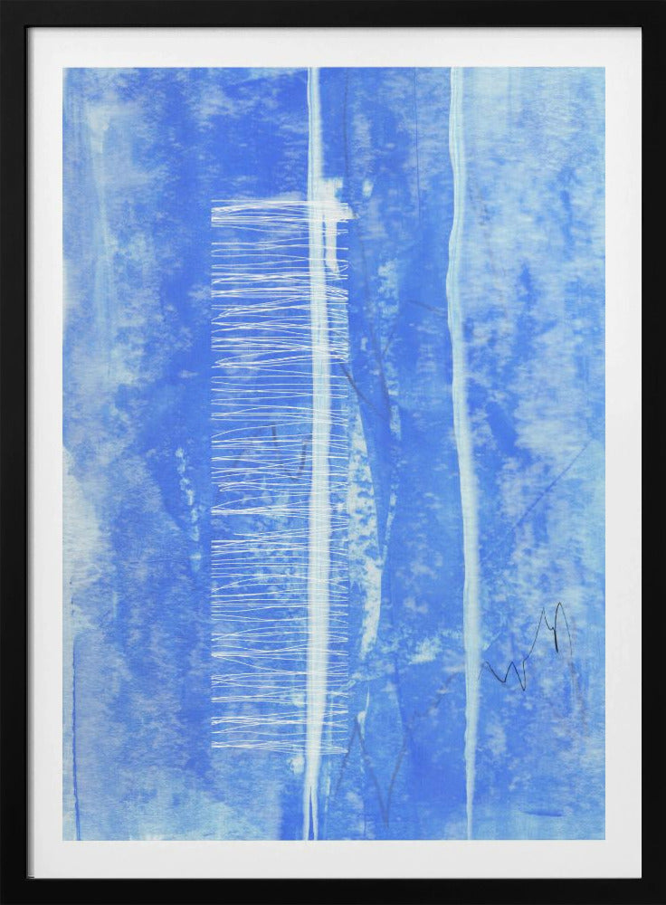 Vertical White Line Accents | Poster