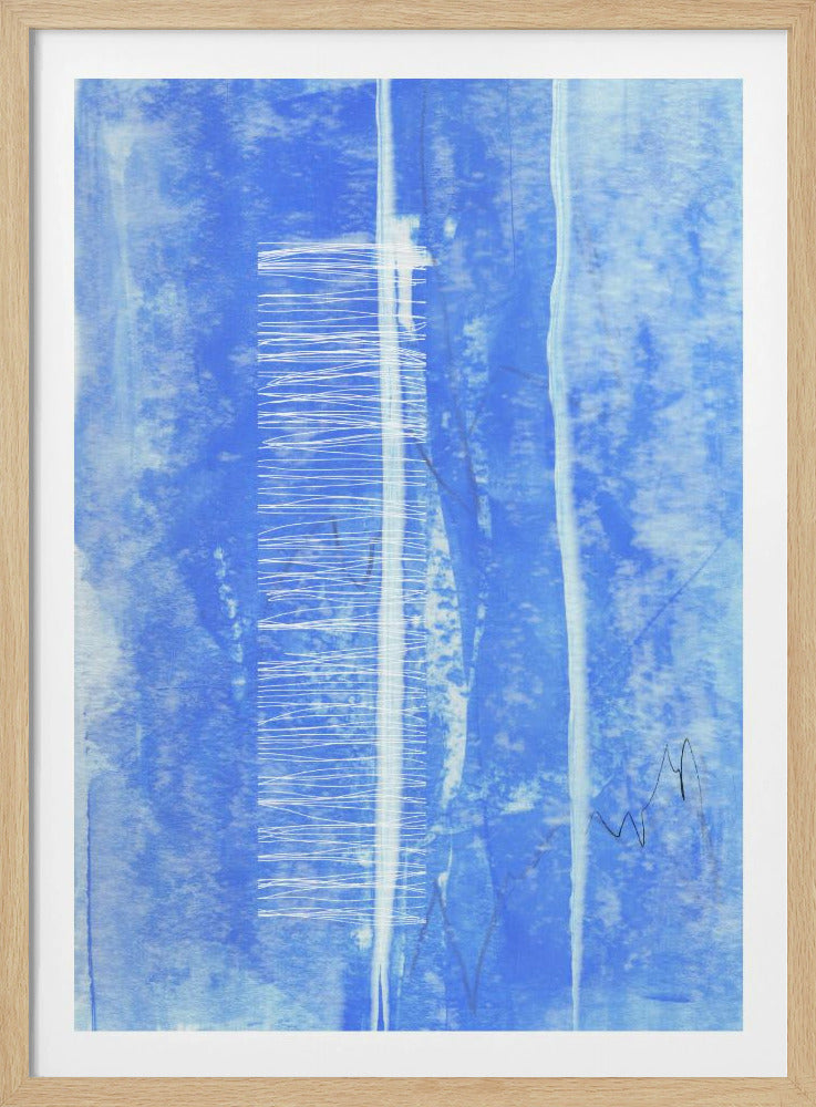 Vertical White Line Accents | Poster