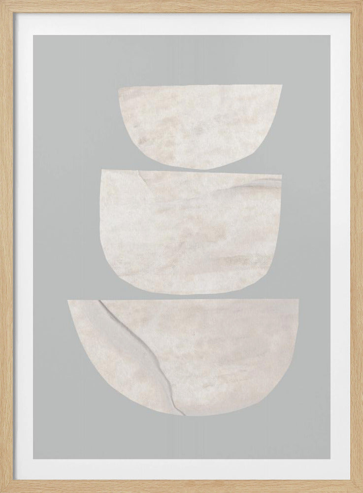 Gestructureerde organische vormen | Poster