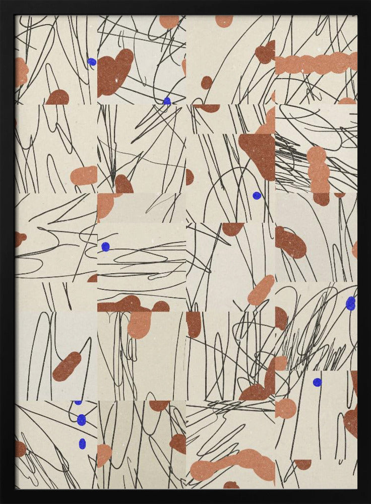 Abstracte compositie 2 | Poster