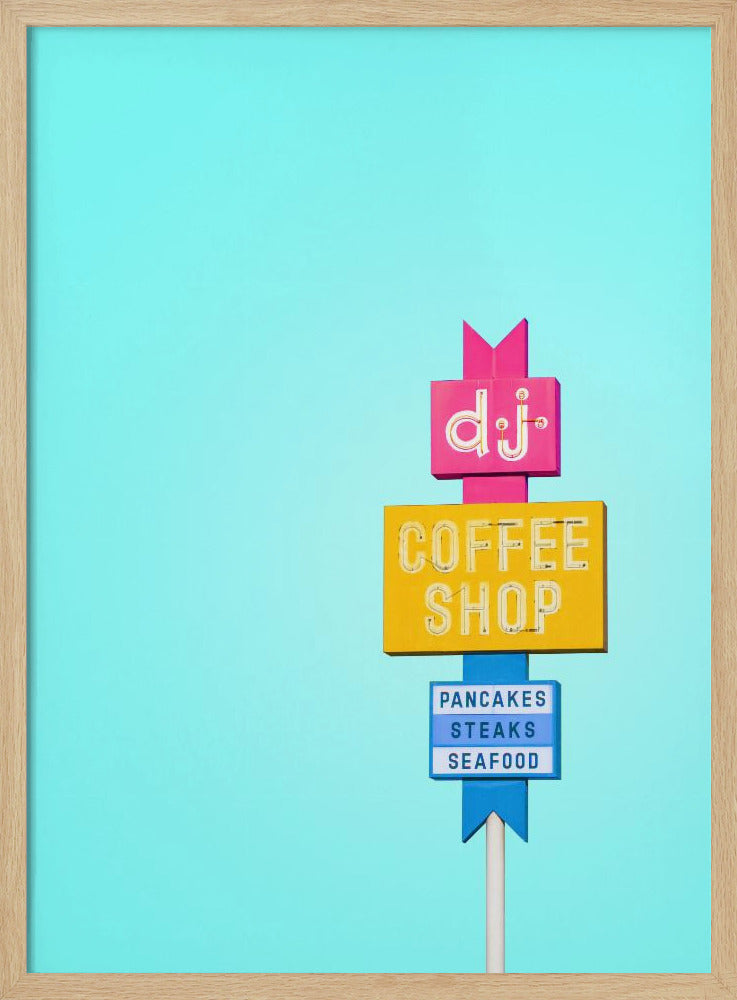 DJ Coffeeshop-bord | Poster