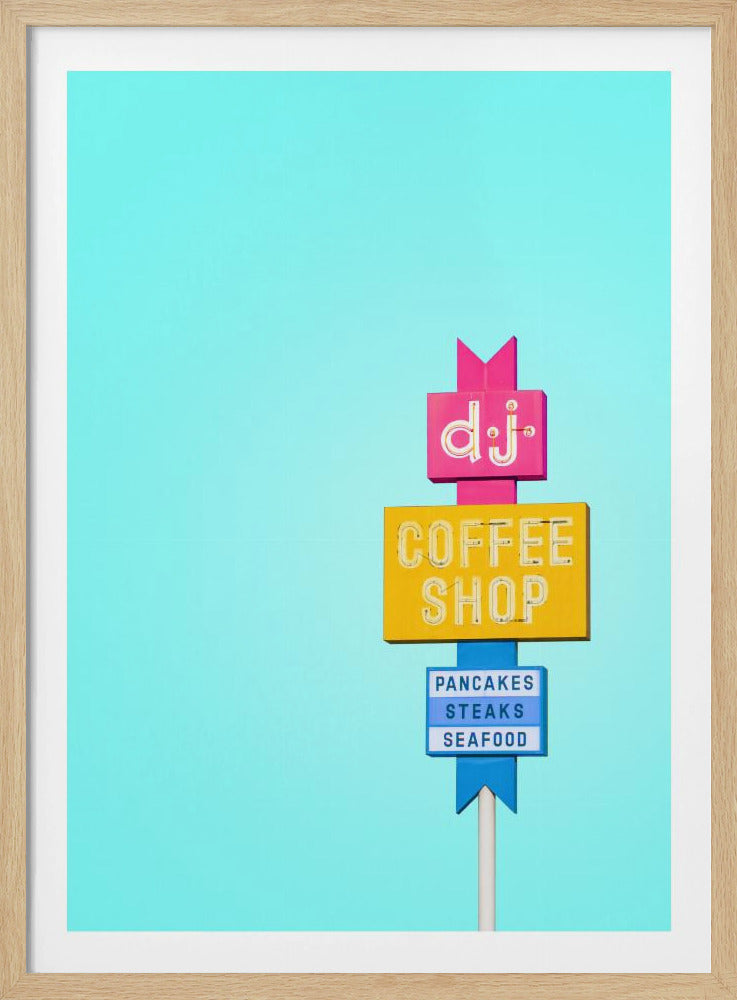 DJ Coffeeshop-bord | Poster
