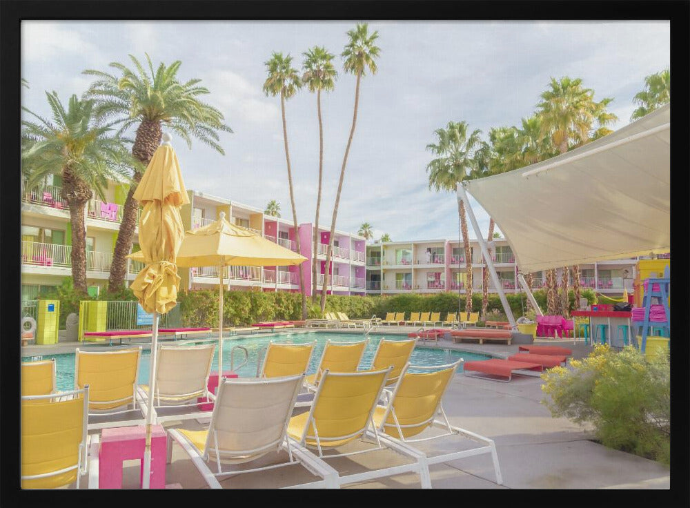 Zwembad bij het Saguaro Hotel - Palm Springs | Poster