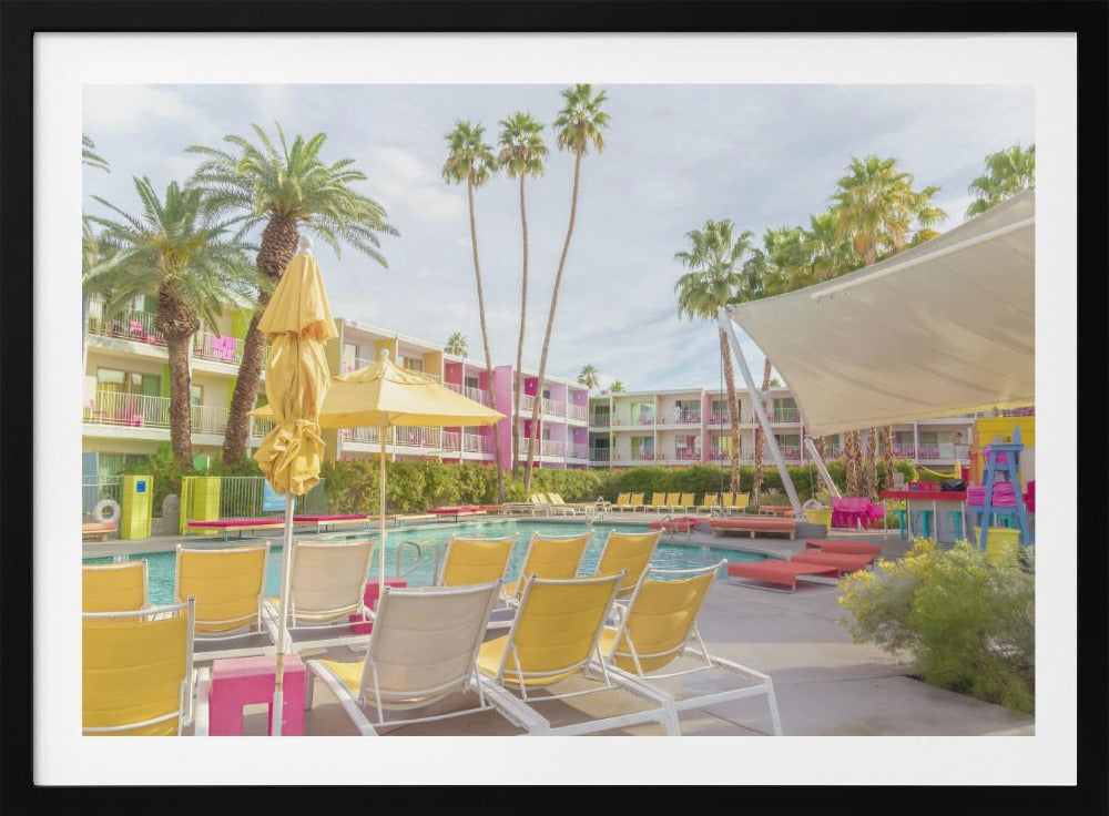 Zwembad bij het Saguaro Hotel - Palm Springs | Poster