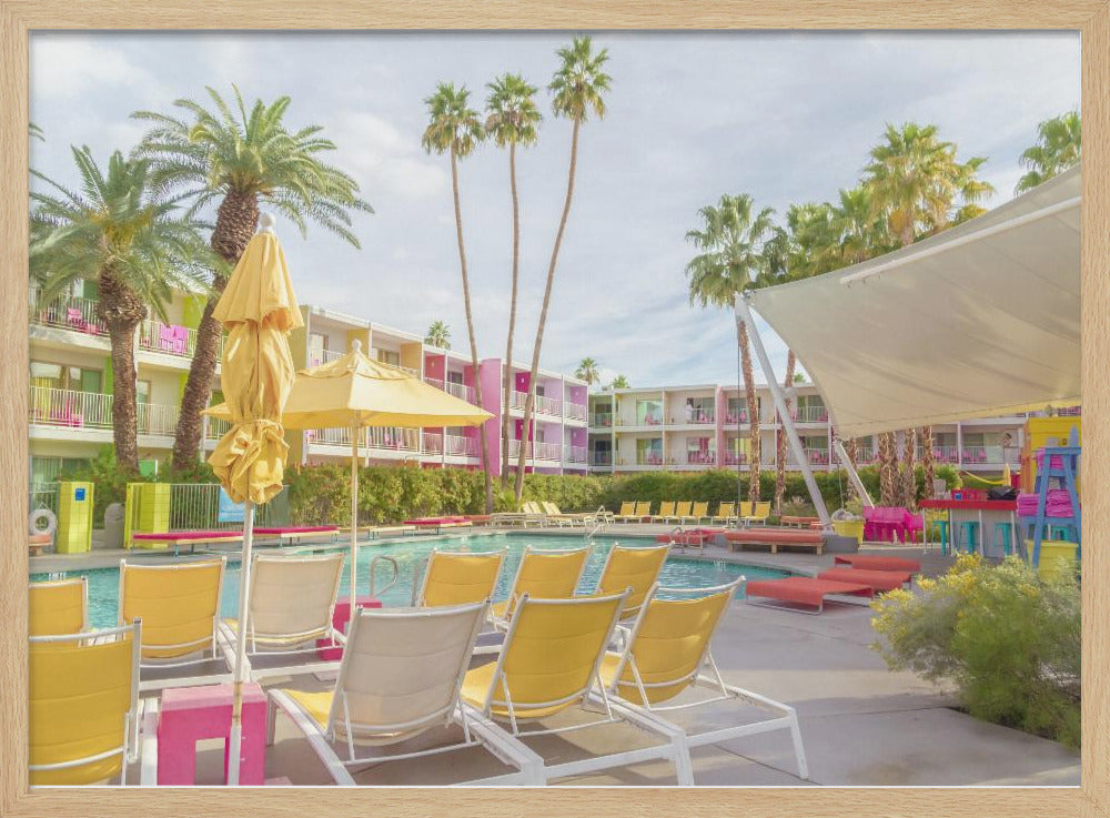 Zwembad bij het Saguaro Hotel - Palm Springs | Poster