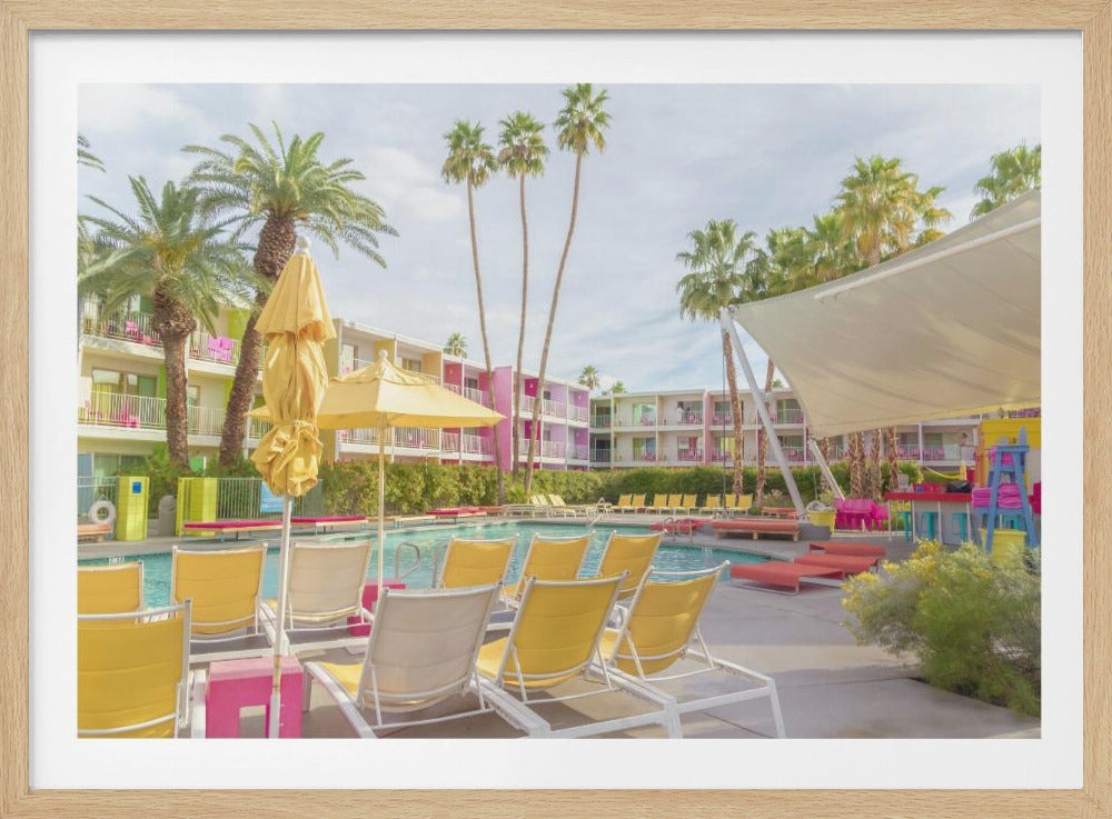 Zwembad bij het Saguaro Hotel - Palm Springs | Poster