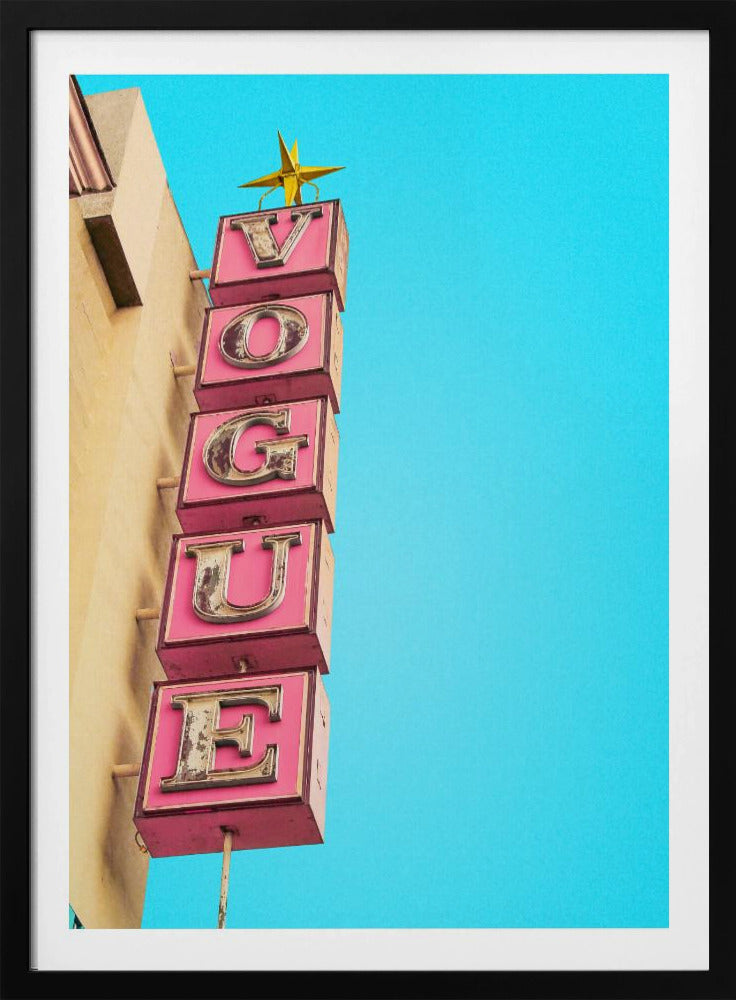 Vogue Theaterbord in Hollywood | Poster