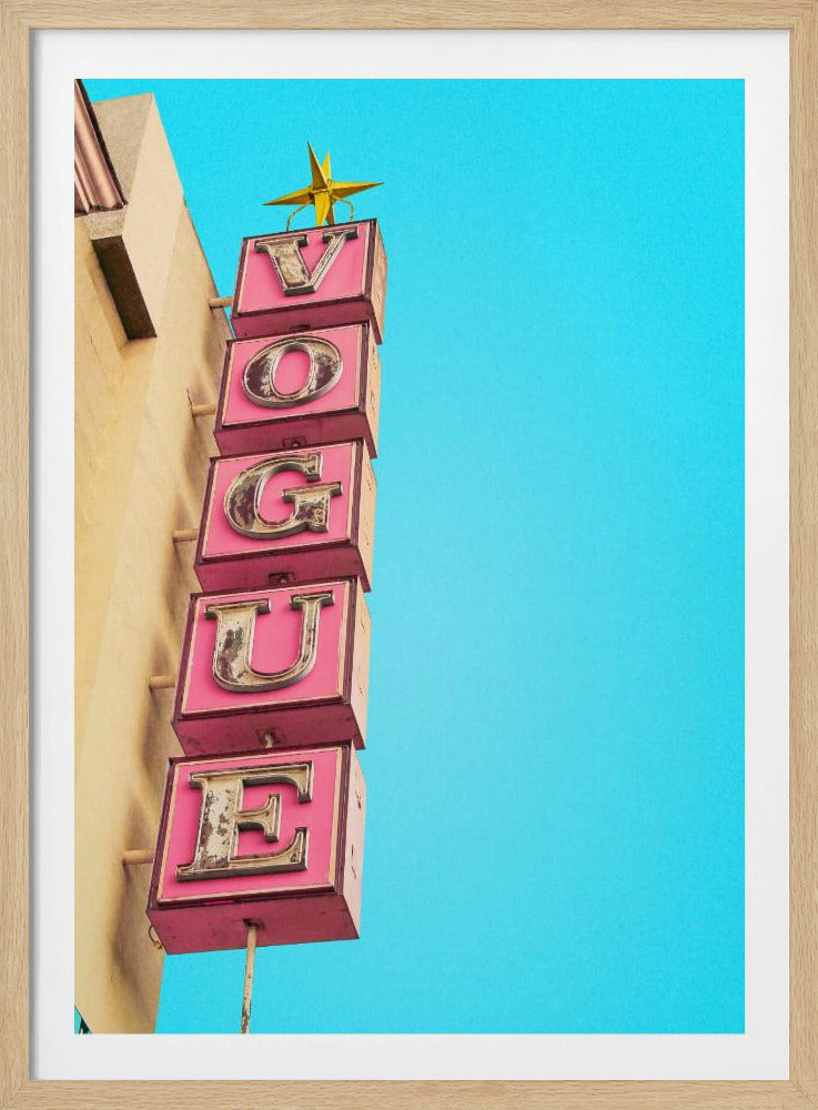 Vogue Theaterbord in Hollywood | Poster