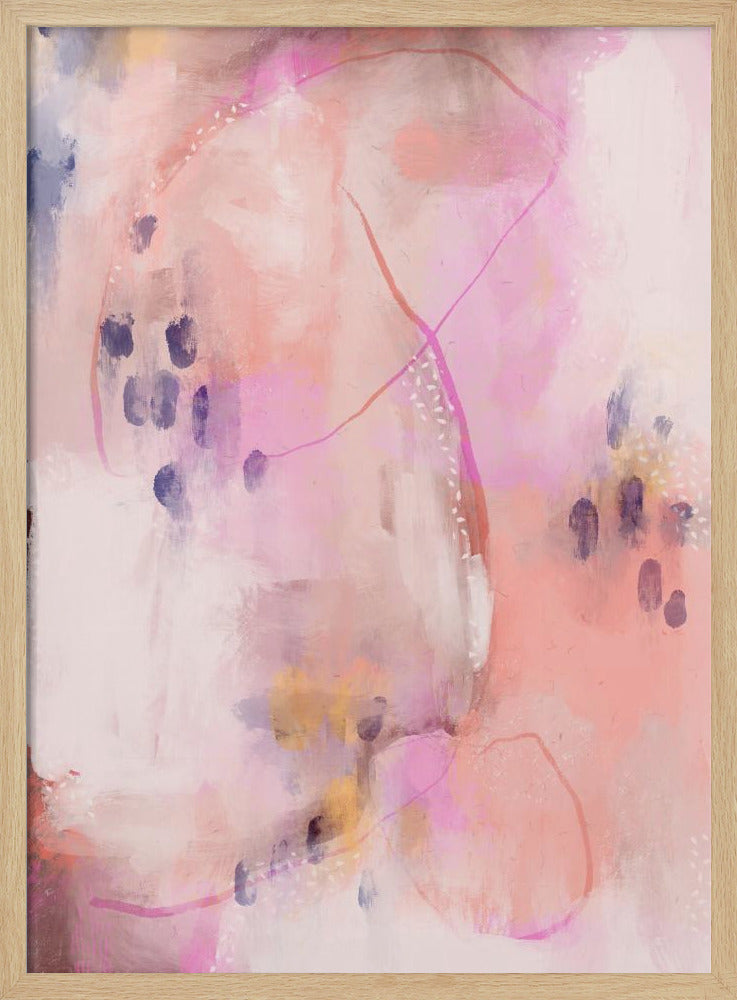 Pastel Fluisteringen | Poster