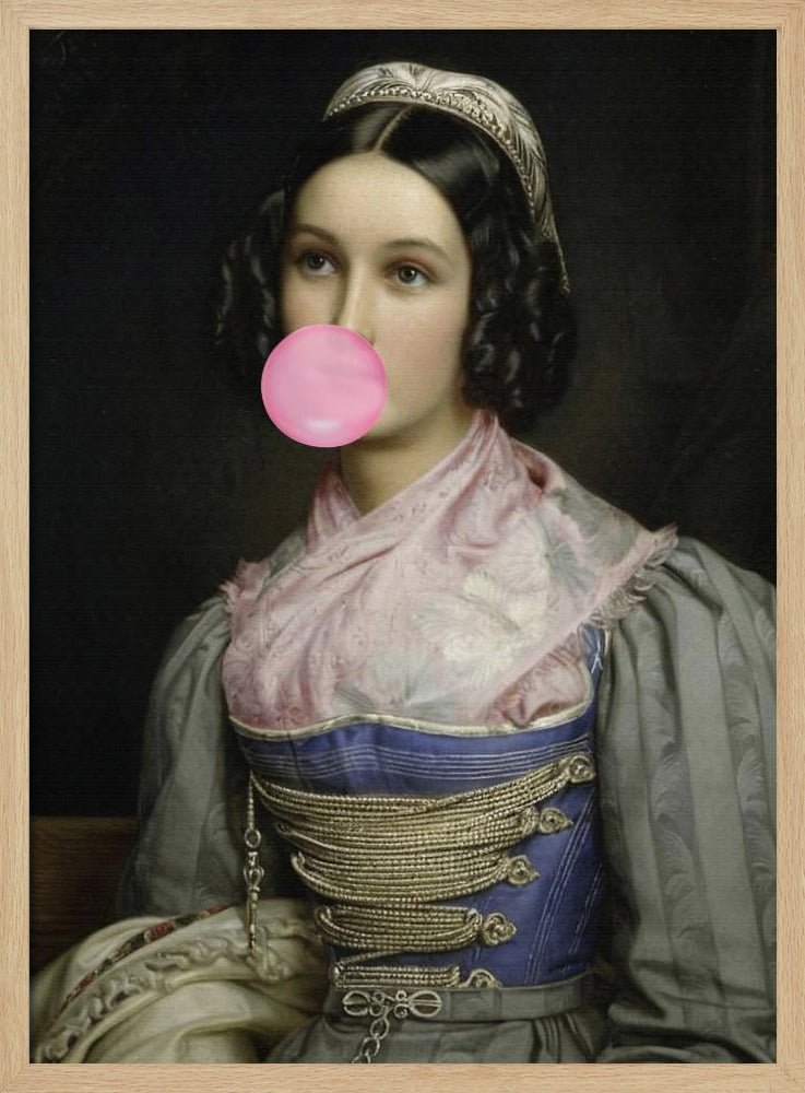 Bubble Gum Portret | Poster