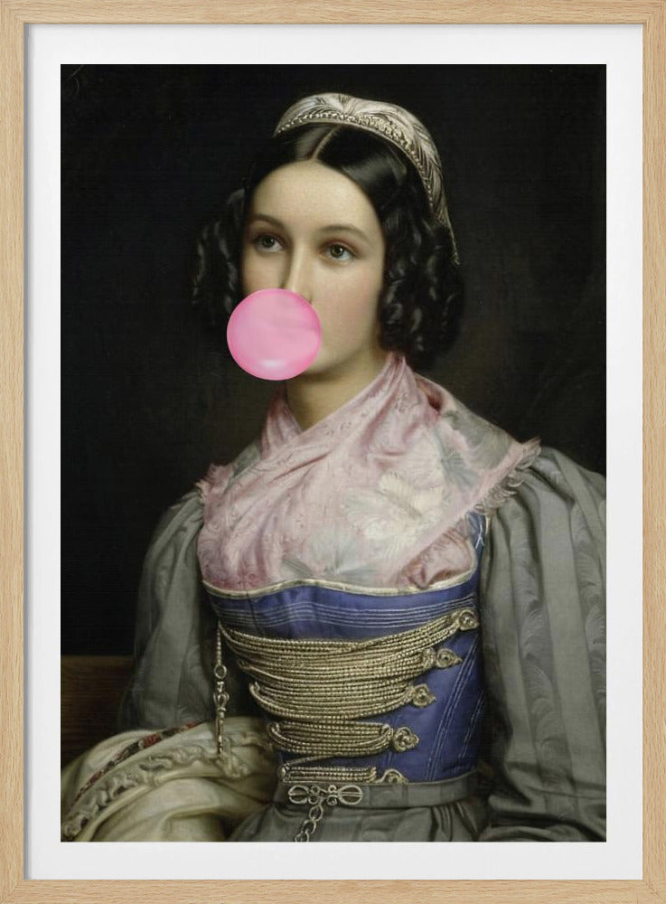 Bubble Gum Portret | Poster