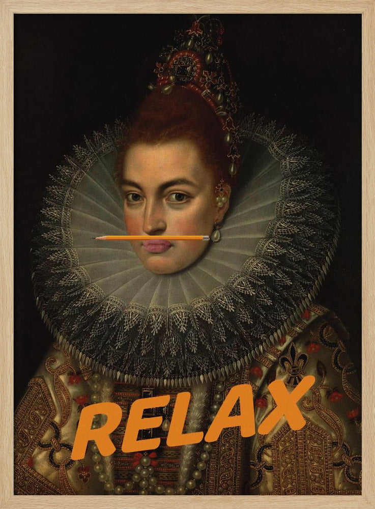 Ontspannende, veranderde olieverfschilderij | Poster