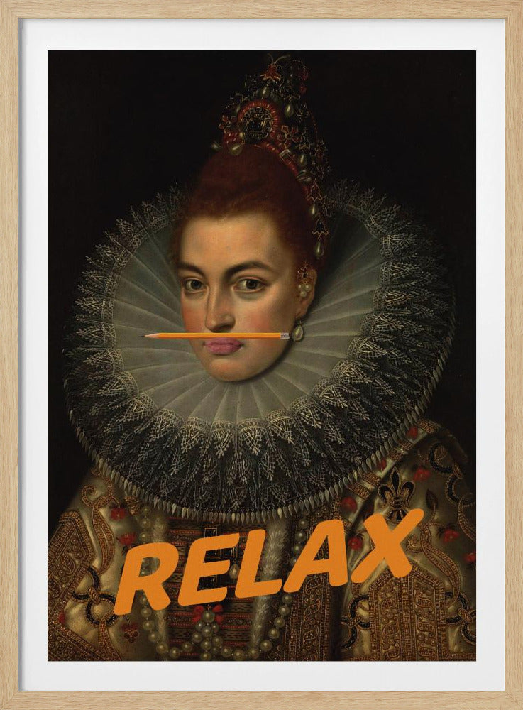 Ontspannende, veranderde olieverfschilderij | Poster