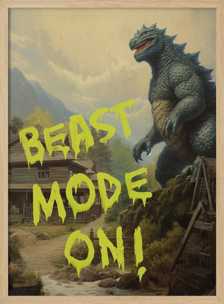 Beestmodus aan | Poster