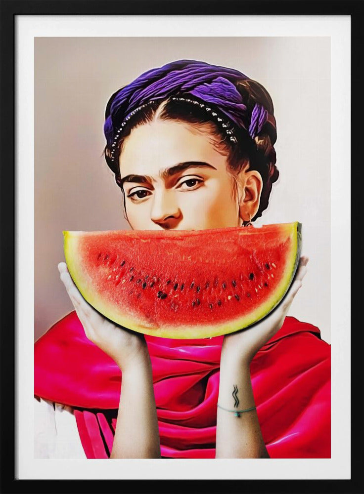 Watermeloen Frida | Poster