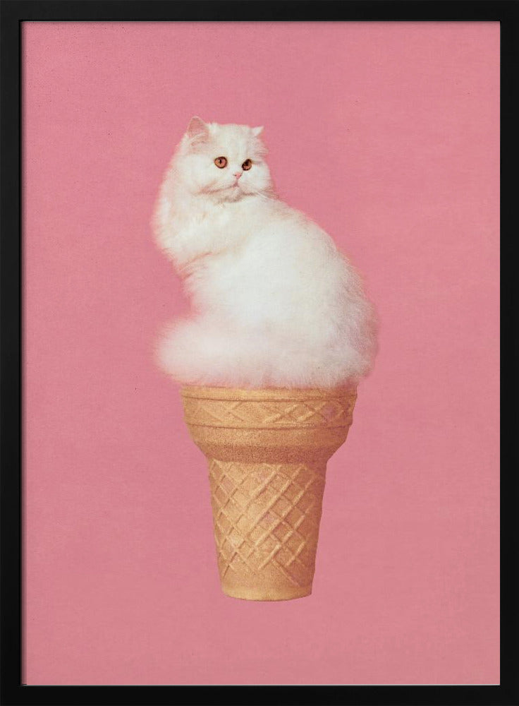 Kattenijsje - Roze | Poster