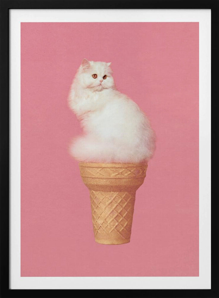 Kattenijsje - Roze | Poster