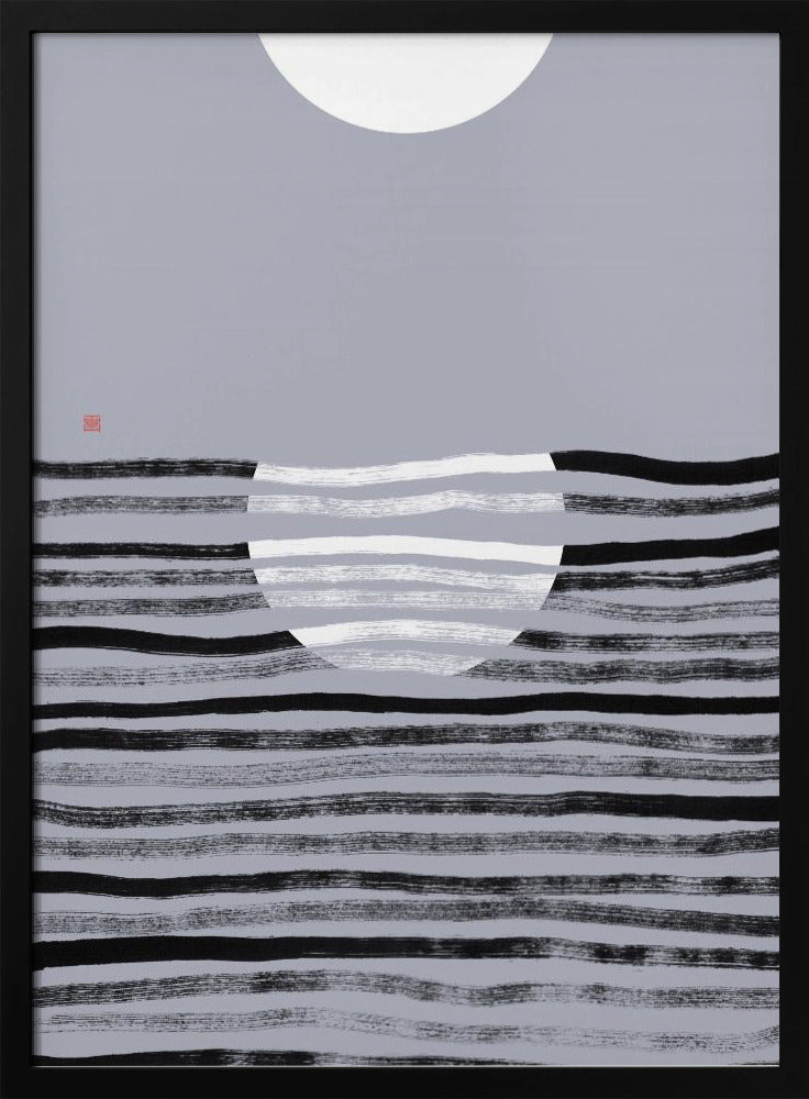 Verborgen Maan nr. 2 | Reflectie | Poster
