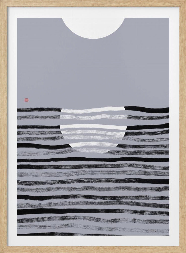 Verborgen Maan nr. 2 | Reflectie | Poster