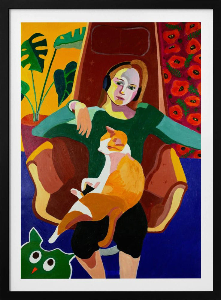 The Girl And The Cat | Poster