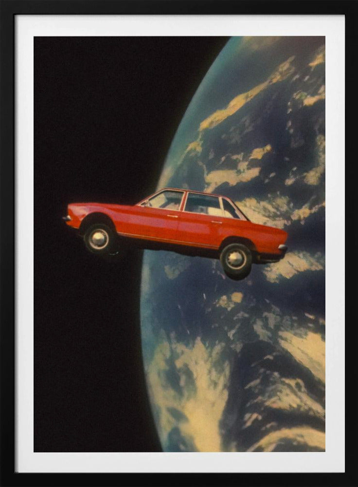 Vliegende ruimteauto | Poster
