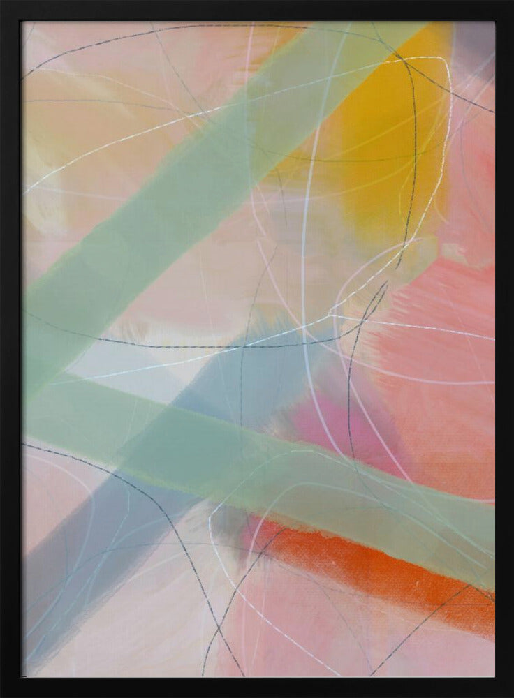 Soft Abstract Shapes 2 | Poster