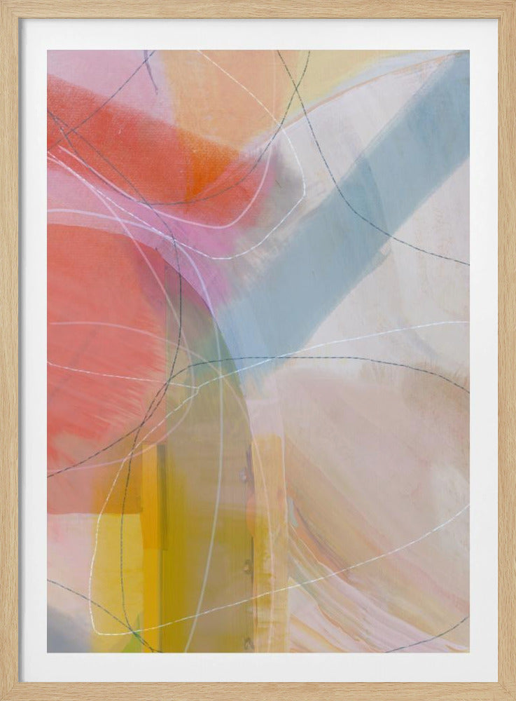 Soft Abstract Shapes 1 | Poster