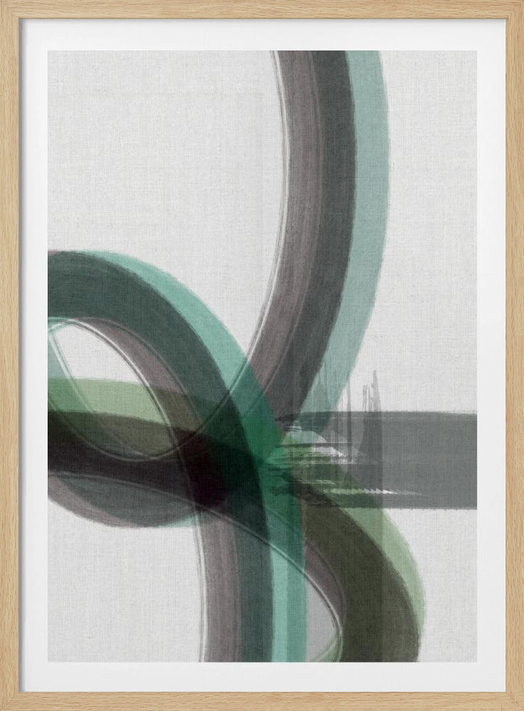 Green Curve 1 | Poster