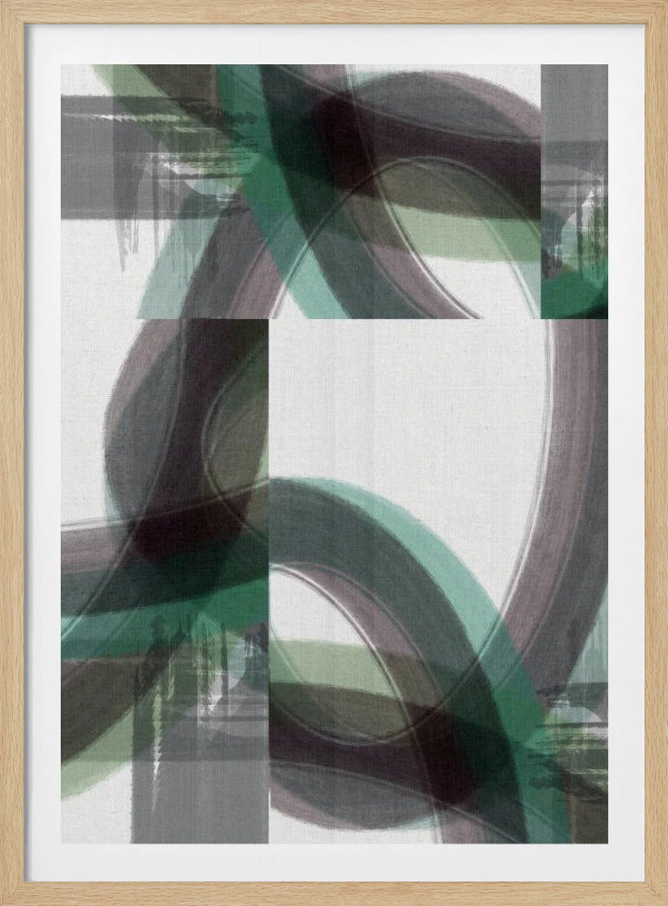 Green Curve 3 | Poster
